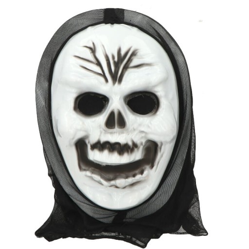 HALLOWEENSKÁ KOSTNÁ MASKA