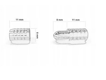 Polohovací kolík stabilizátora pracovnej dosky 8x22 mm 8 ks