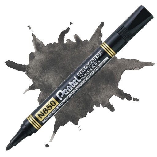 Permanentný čierny fix PENTEL na rôzne povrchy