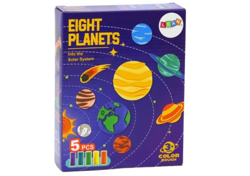 Plastová sada foriem Play-Doh 8 Planets 5 farieb