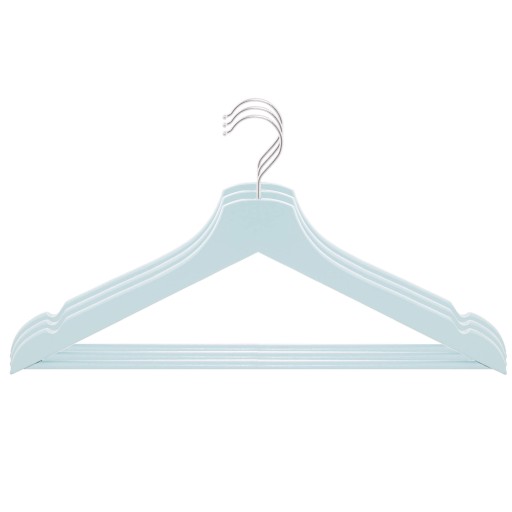 DREVENÉ VEŠIAKY NA ŠATIE, 3 ks, DO ŠATNÍKA