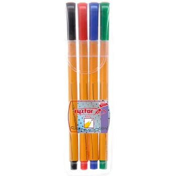 SPOĽAHLIVÉ jemné linky Rystor 4 farby CASE x 2 bal