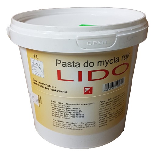 BHP Lido pasta na umývanie rúk 1L