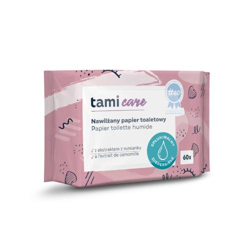 TAMI Care Vlhčený umývateľný papier, 60 ks.