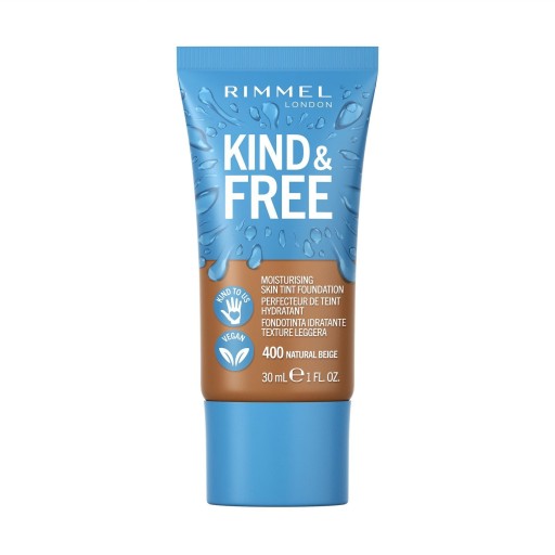 Rimmel Kind&Free 400 Natural Beige hydratačný základ na tvár 30 ml