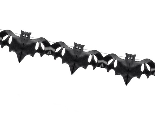 Girlanda Halloween dekorácia Netopier 400cm