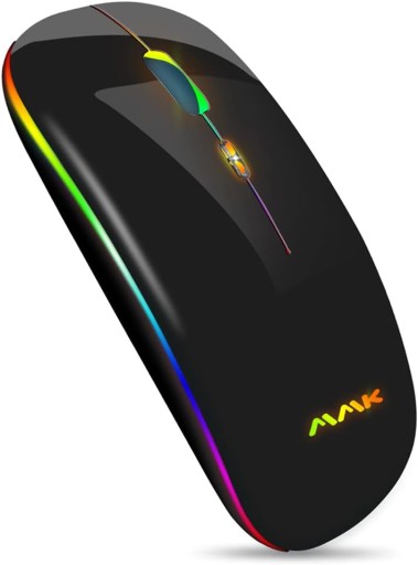 BEZDRÔTOVÁ TENKÁ MYŠ, USB OPTICKÁ WIFI MYŠ