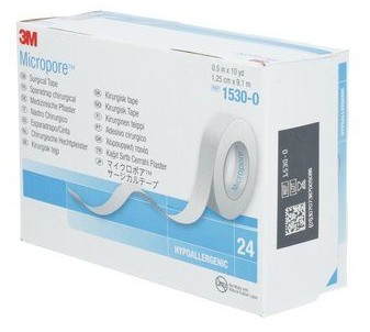 LEPIACA NÁPRA MIKROPORE 3M 1,25x9,1 BIELA