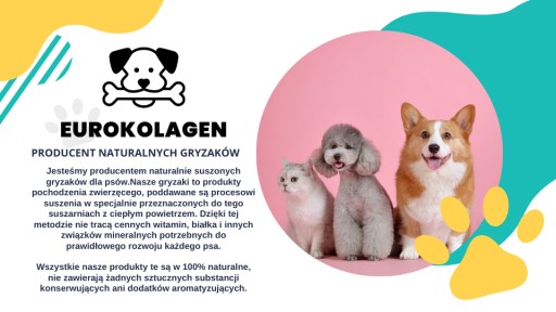 Eurokolagén - Pręga Hovädzie mäso - Prírodná maškrta pre psov 1 ks.
