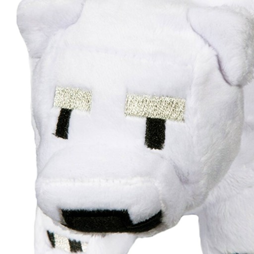 MINECRAFT VEĽKÝ ĽADOVÝ MEDVEĎ MASKOT PLYŠOVÁ POSTAVA BIELY MEDVEĎ VEĽKÝ