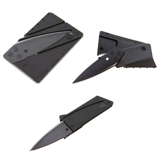 KNIFE Rozšíriteľná skladacia KREDITNÁ KARTA PREŽITIA