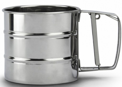 Smukee Steel kuchynské sitko na múku Sitko na cukor