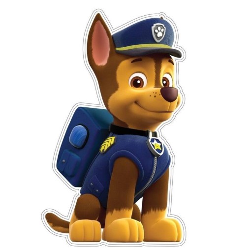 Paw Patrol - Dekorácia na stenu Chase