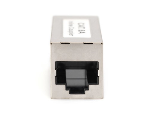 Priechodný adaptér RJ45/RJ45 1:1 tienená kategória 6A
