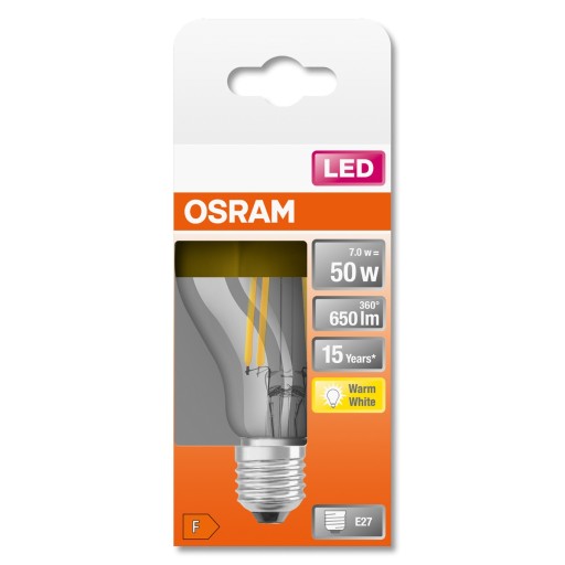 E27 A60 LED žiarovka 7W = 50W 2700K OSRAM GOLD