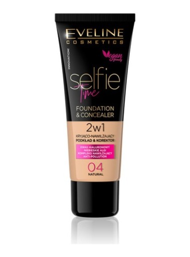Eveline Selfie Time Covering Foundation 04 Natural