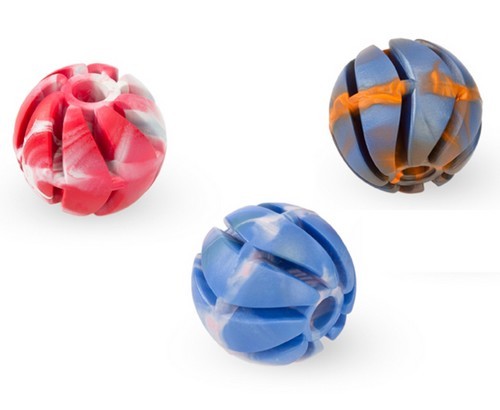Sum-plast Špirálová guľa III, 6 cm, PACHOVANÁ GUMA