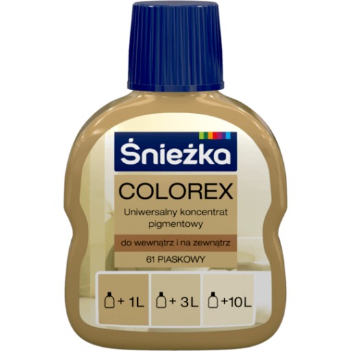 Colorex Piaskowy dye 61 maliarsky pigment 100ml