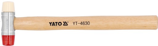 PLECHÁRSKE KLADIVO 22MM HICKOROVÁ RÚČKA PU/NYLON
