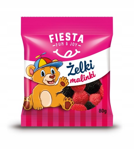 Ovocné malinové želé pre deti 80g Fiesta