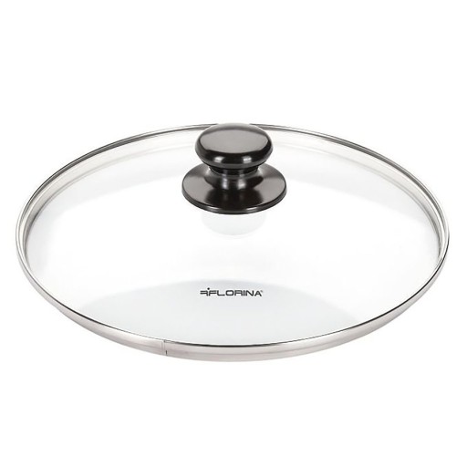SKLENENÉ viečko FLORINA 22 CM