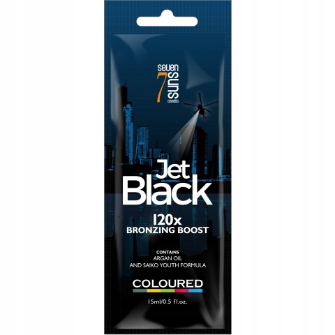 7suns Jet Black bronzer x 120 na opaľovanie SACHET