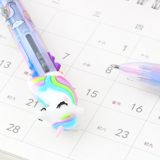 Viacfarebné automatické guľôčkové pero UNICORN 10v1 AUTOMATICKÁ HRA PRE DETI