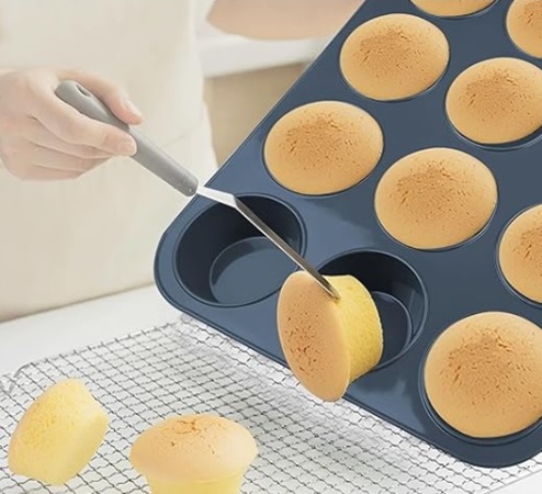 SILIKÓNOVÁ FORMA NA MUFFIN MOL NA PEČENIE 12 ks XXL
