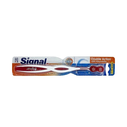 Stredná dvojčinná zubná kefka Signal