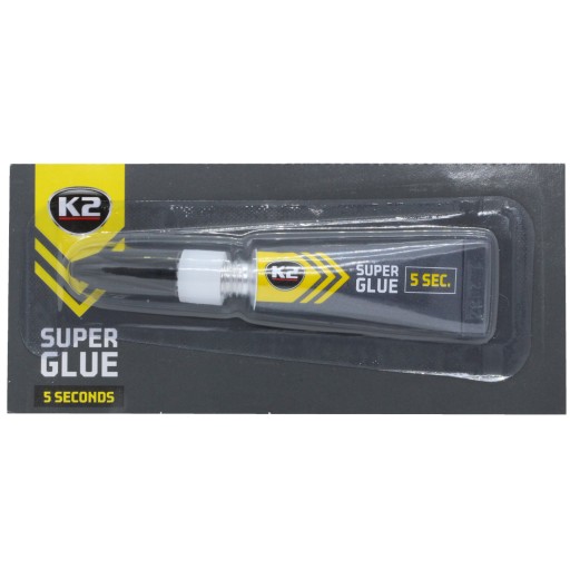 K2 SUPER GLUE 3G SILNÉ RÝCHLOSCHNÚCE LEPIVO UNIVERZÁLNE.