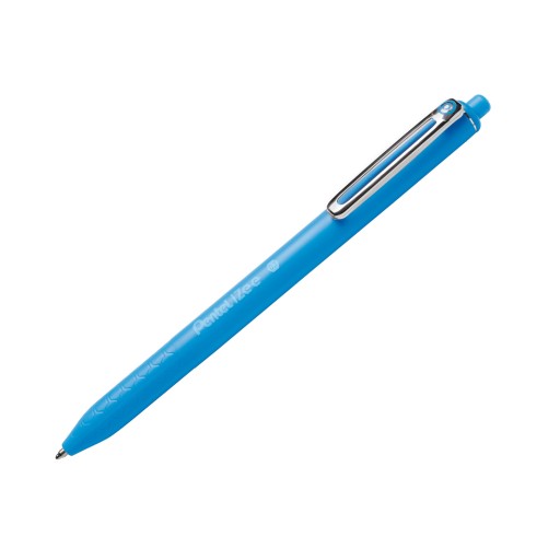 Výsuvné guľôčkové pero PENTEL iZee BX467, MODRÉ