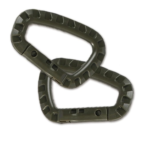 KARABÍNA ABS CLASP 2KS MIL-TEC OLIVOVÁ ZELENÁ