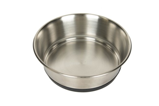 KOVOVÁ MISKA s gumou, PROTIŠMYK 0,5L pre psov