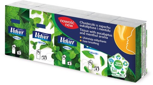 Utierky Velvet Aroma Fragrance 10 x 9 kusov hygienické
