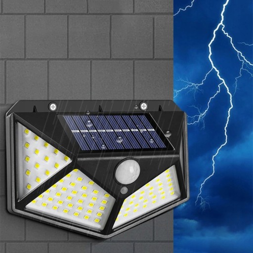 SOLÁRNA LAMPA SO SNÍMAČOM POHYBU SÚMRAK 100 LED