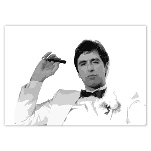 Nálepky A5 LEVEL Scarface Al Pacino