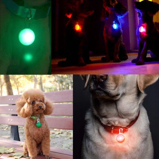 LED LAMPA na obojok PSA, PRÍVESEK