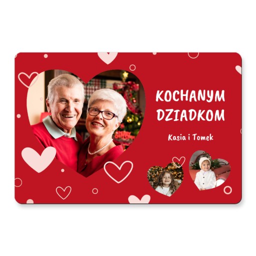 Fotomagnetka s fotkou na chladničku ZA DARČEK, veľká fotomagnetka 15x10