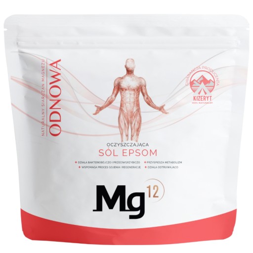 Epsom Salt Mg12 Antimykotikum Odstraňuje toxíny 1kg