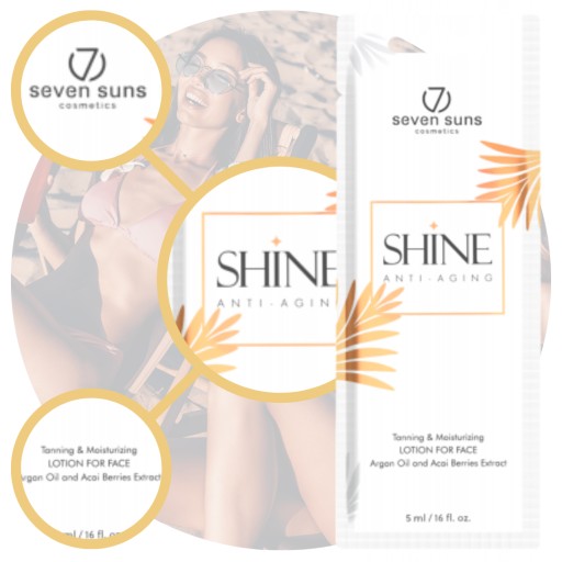 Revitalizačné sérum na tvár a opálenie 7suns Shine