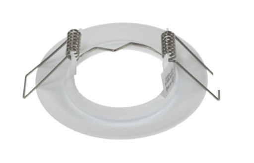 Pevné okrúhle LED svietidlo, biele 008736