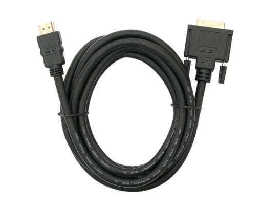KÁBEL HDMI - DVI 18+1 TV PC 4K FHD 3m KONVERTOR MONITOR PROJEKTOR