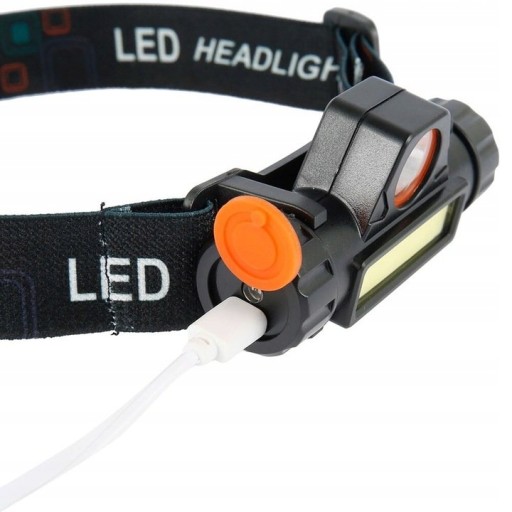 HLAVOVÁ LAMPA S MAGNETOVOU HLAVOU LAMPA 4v1 COB LAMPA