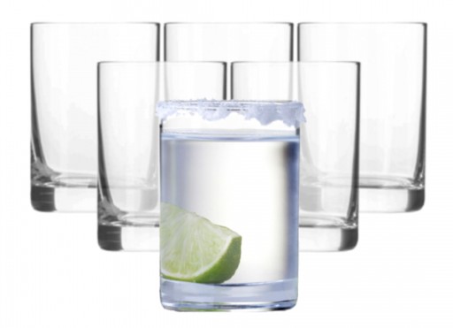 KROSNO - Poháre na vodku - Panák - veľké - 6x 50 ml