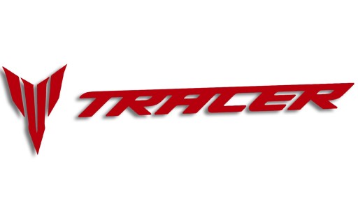 Červená vysekávaná nálepka Yamaha TRACER