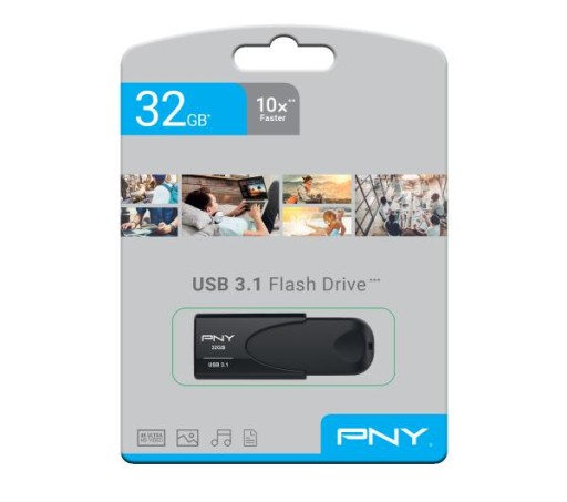 PNY Pendrive 32 GB USB 3.1 ATTACHE 4 FD32GATT431KK-EF