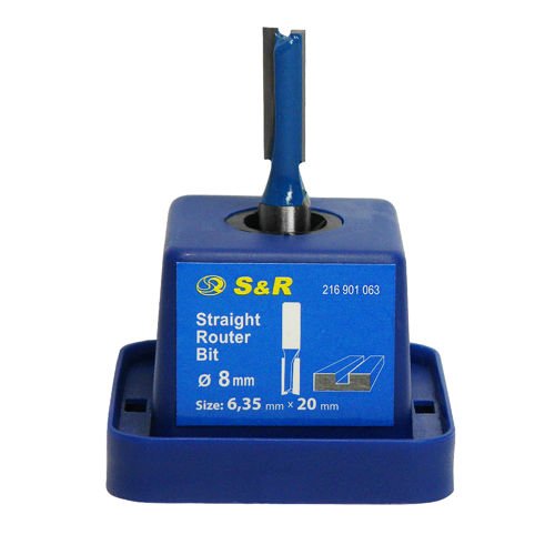 S&R rezačka na drevo, prst 6,35x20 mm