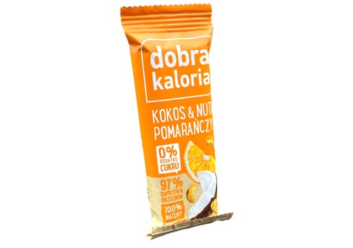 Dobrá kalorická tyčinka Kokos a pomaranč 35