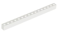 LEGO 2465 BRICK 1x16 biela NOVINKA (6g)