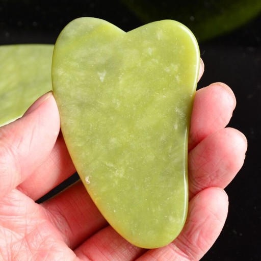 MASÁŽNA SÚPRAVA JADE ROLLER VALEC GUA SHA VALEC JADEITOVÝ KAMEŇ DARČEK